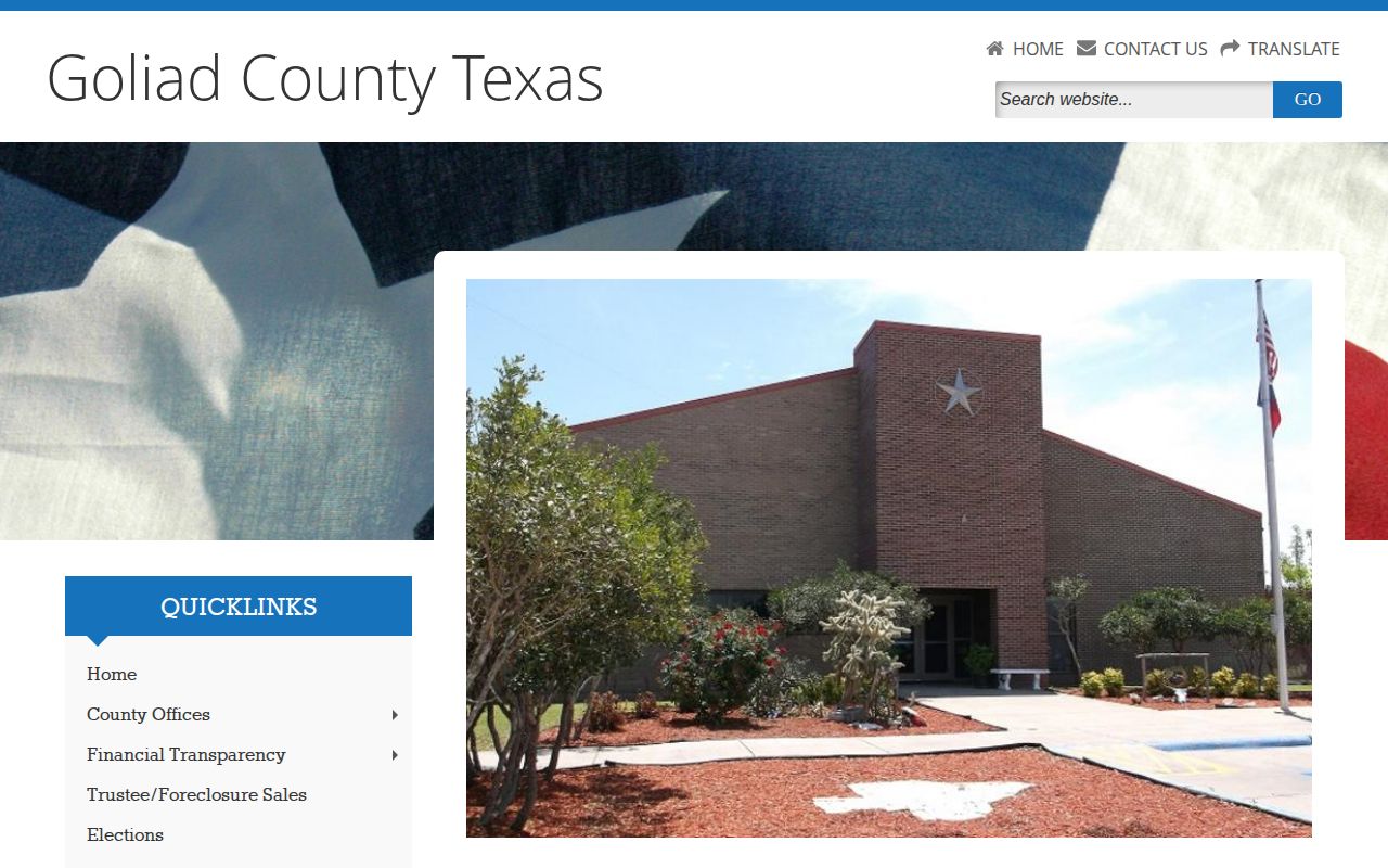 Goliad County Sheriff official custody and notification source